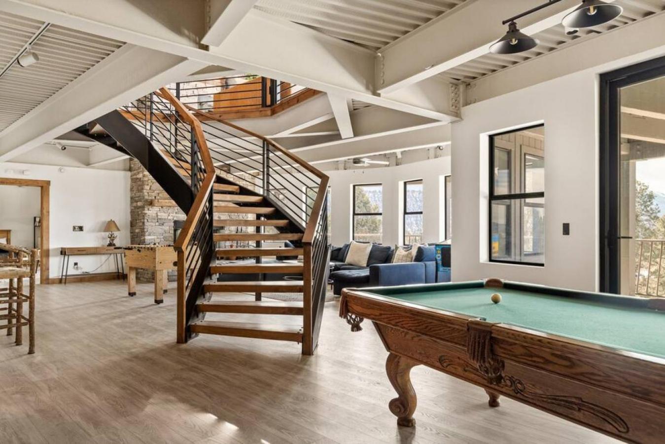 Baldwin Lake Steel Pine Lodge A Rustic Mountain Retreat Views מראה חיצוני תמונה