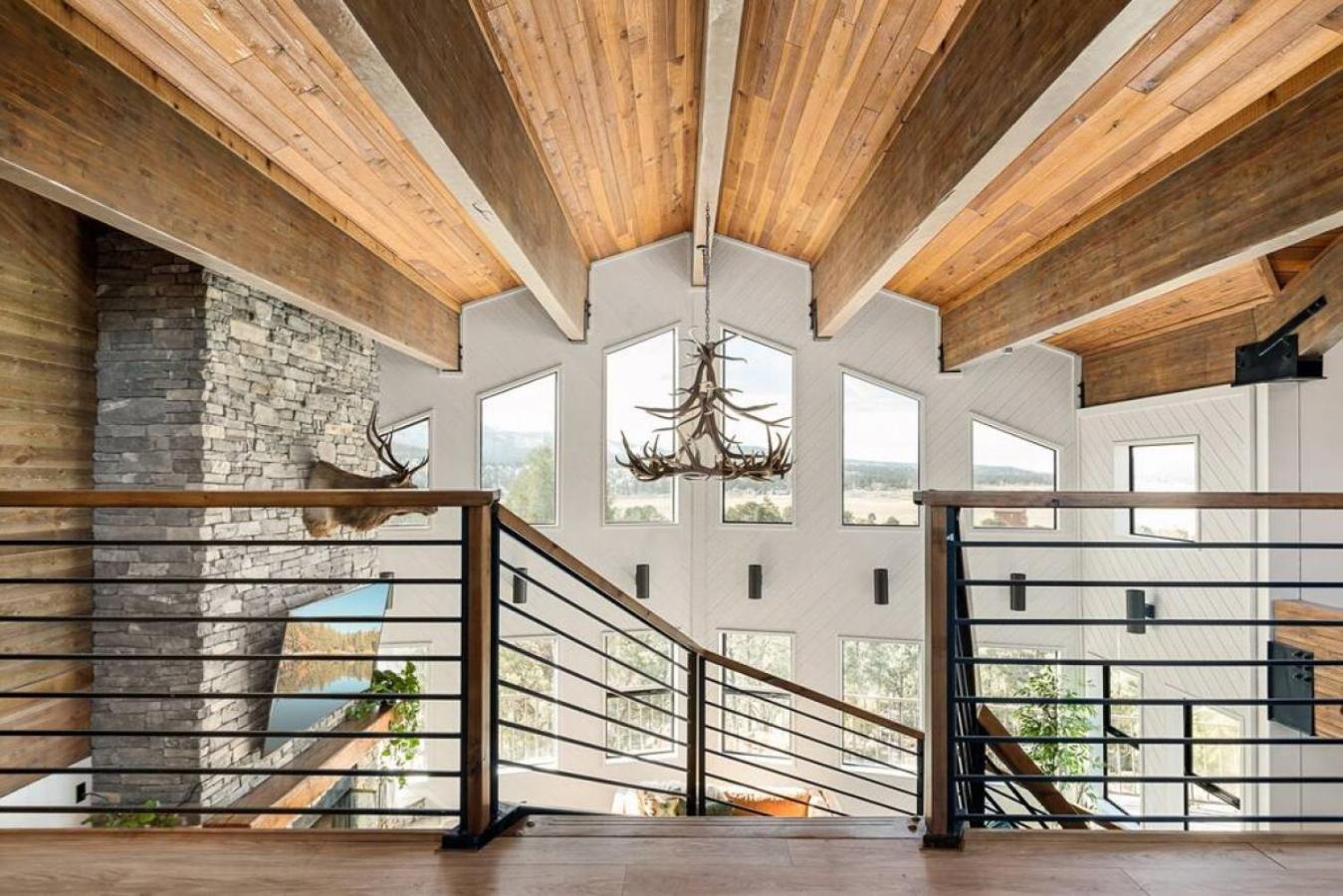 Baldwin Lake Steel Pine Lodge A Rustic Mountain Retreat Views מראה חיצוני תמונה